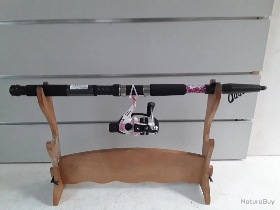 9359 CANNE TÉLESCOPIQUE MITCHELL TANAGER CAMO 2 ROSE 2M40 NEUF